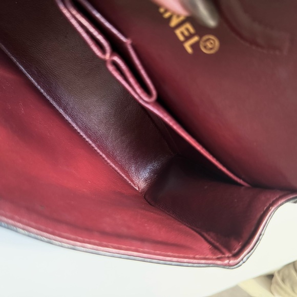 CHANEL CLASSIC DOUBLE FLAP BAG VINTAGE 1988 SMALL Black 24K Gold - Picture 12 of 16